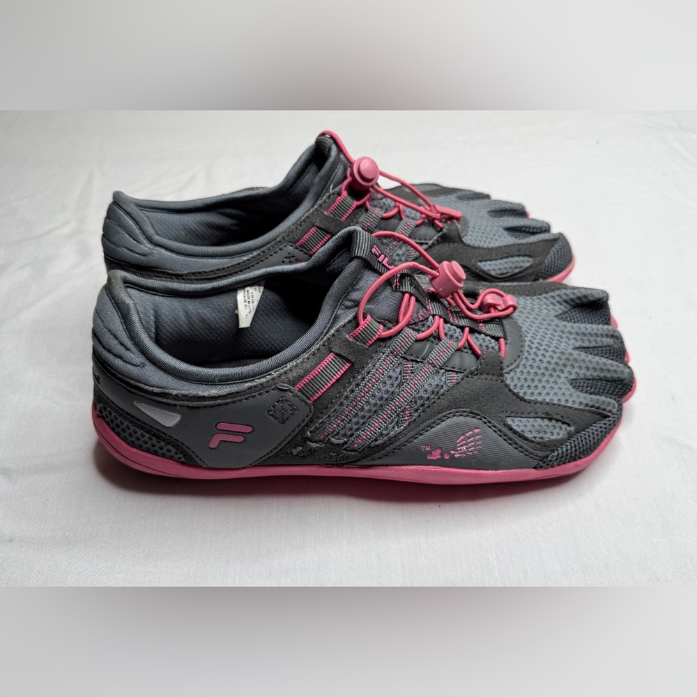 FILA SIZE 10Vibram Women's Athletic Shoes in Gray and Pink - Picture 4 of 5